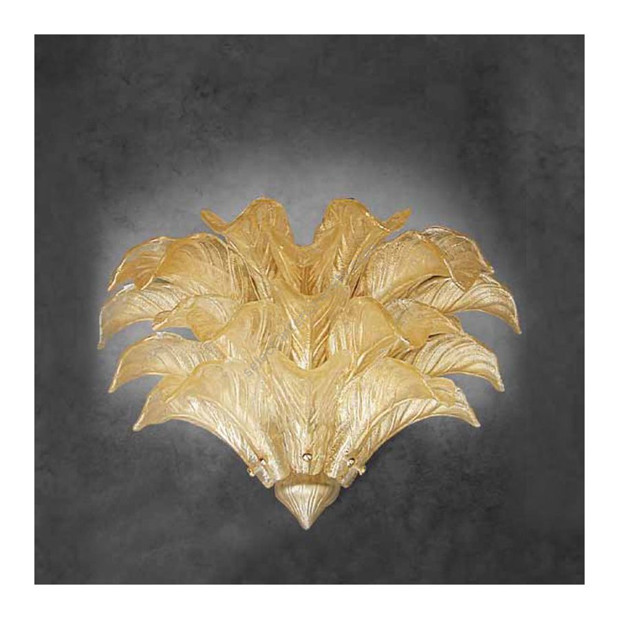 24 Kt gold leaf glass