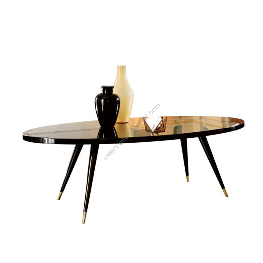 Finish Gloss brass plated tips, Top Gloss black lacquered