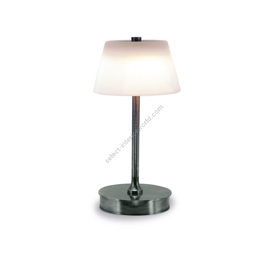 Rechargeable table lamp / Pewtter finish