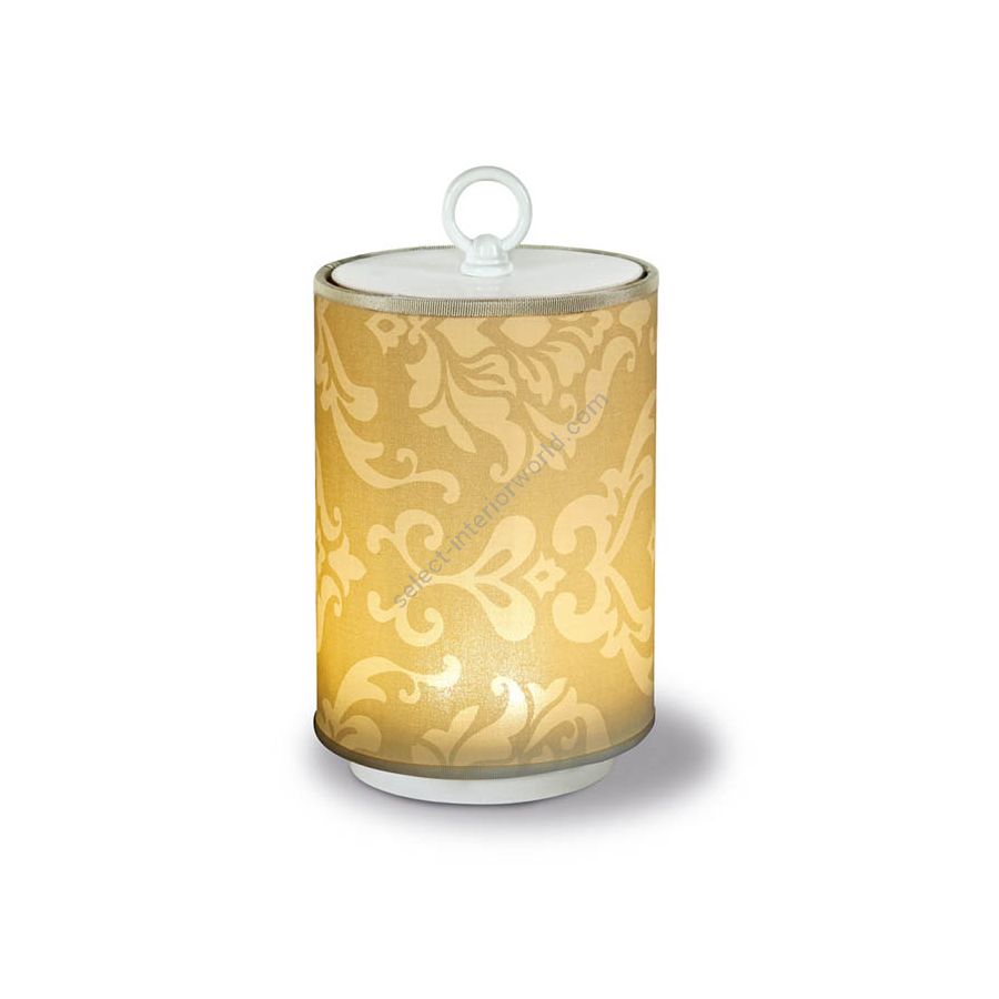 Royal Avorio fabric lampshade