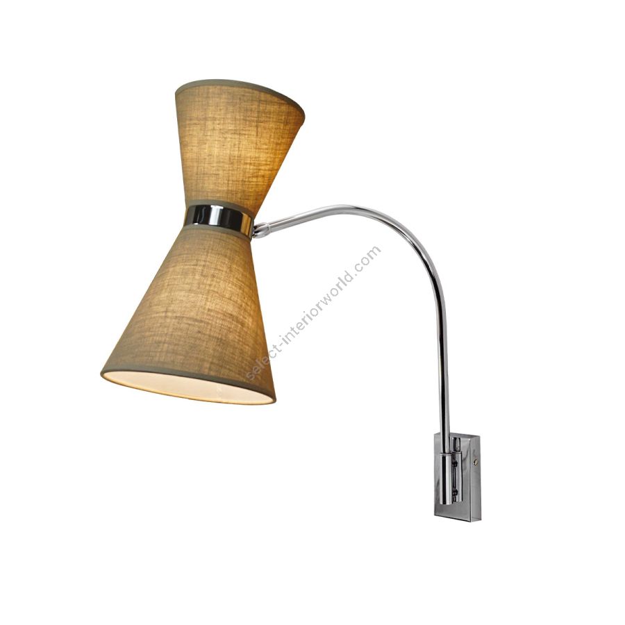 Verstellbare Wandleuchte / Chrom endfertigung