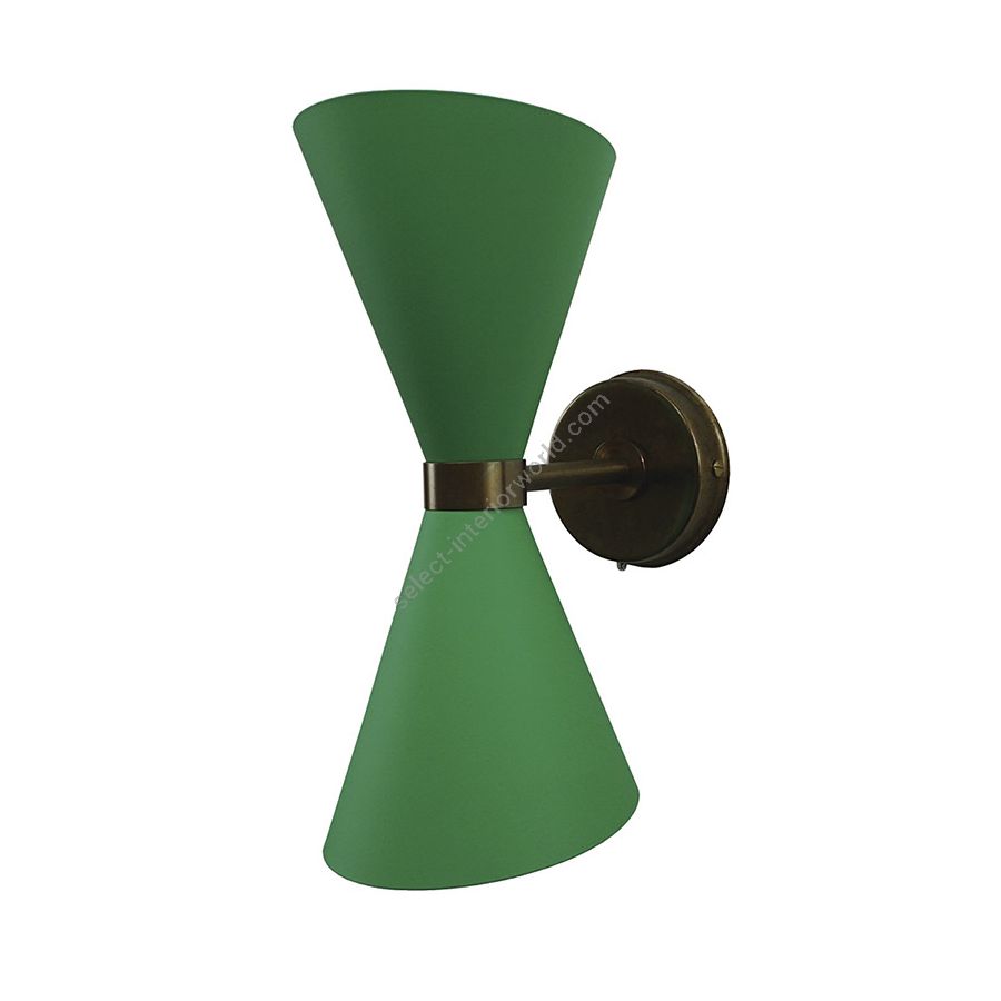 Green color lampshade