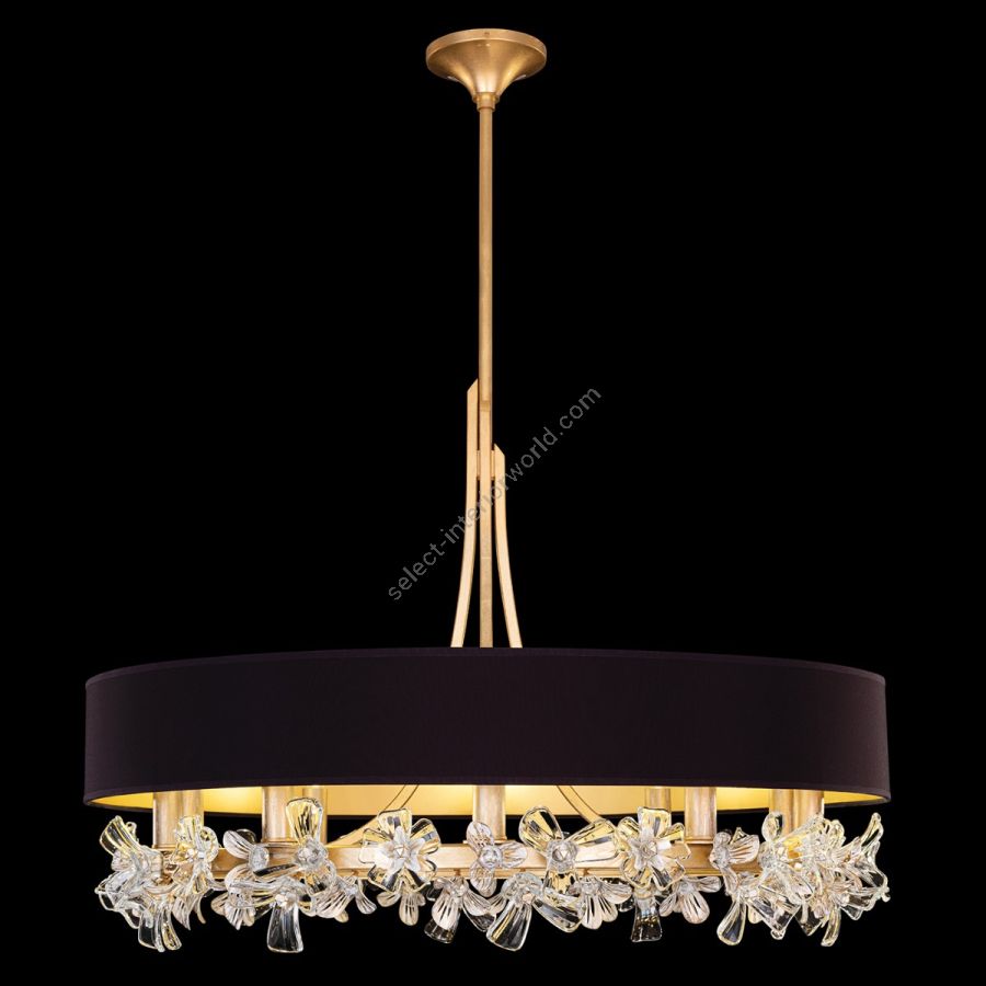 Gold Leaf / Black Fabric & Gold Inner Lining Shades 915240-23