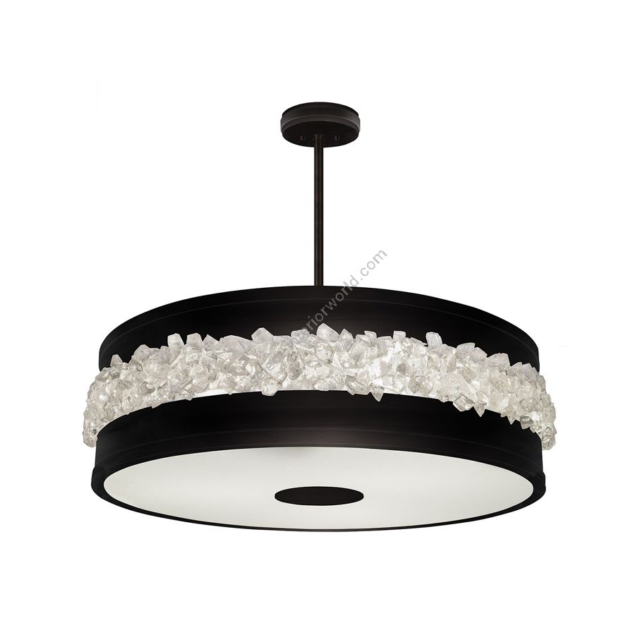 "Matte black" Endfertigung, cm.: 23 x 81 x 81 / inch.: 9" x 32" x 32"