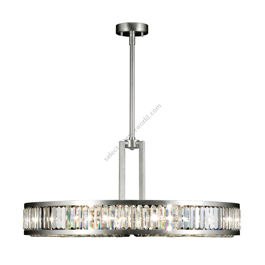 Silver leaf finish, cm.: H 43 x W 94 / inch.: H 17" x W 37" (medium)