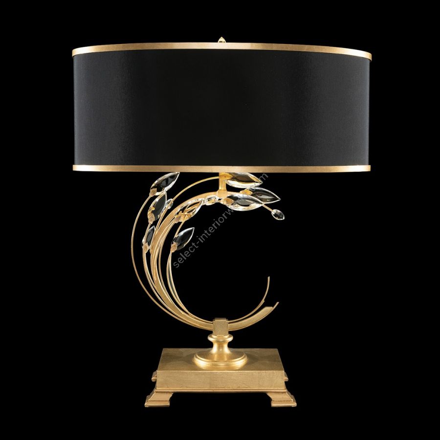 Gold Leaf / Black Fabric Shade - 758610-34