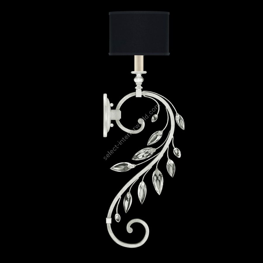 Silver Leaf / Black Fabric Shade - 774650-42