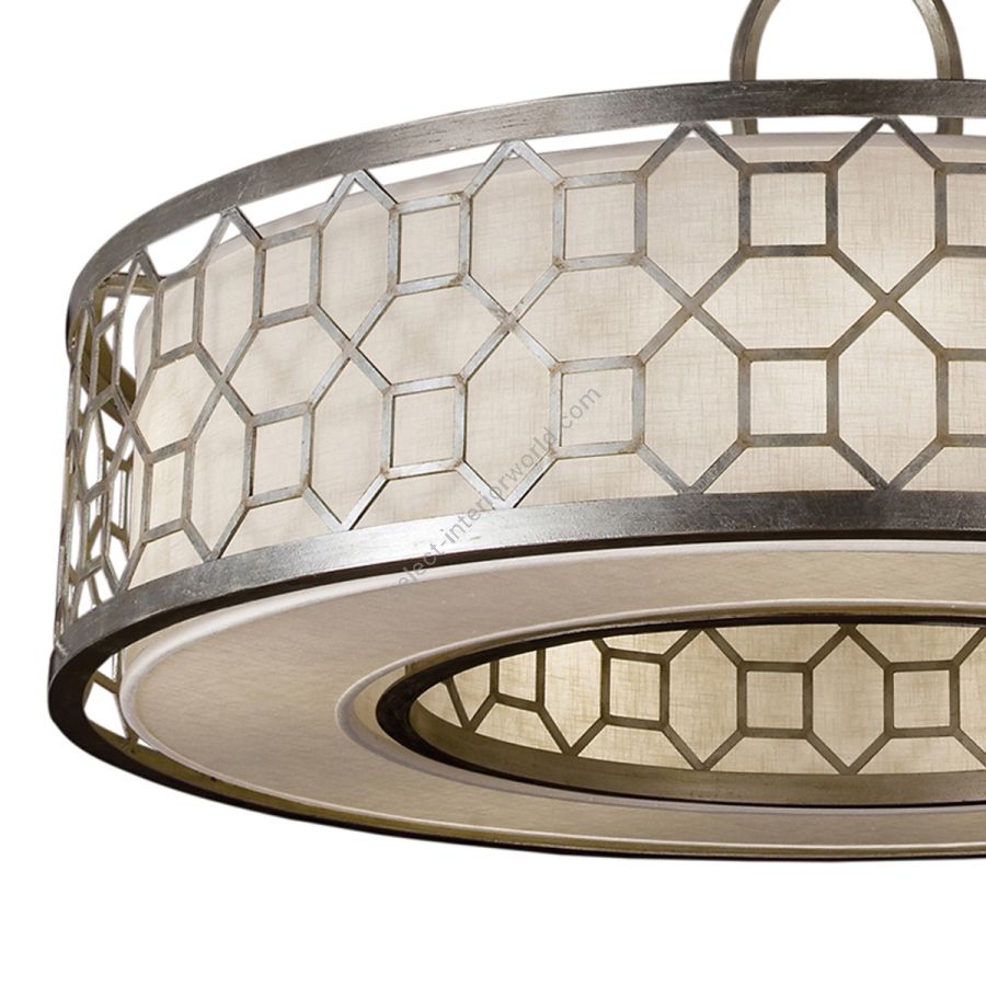 Silver / White Linen Shade - 780340GU