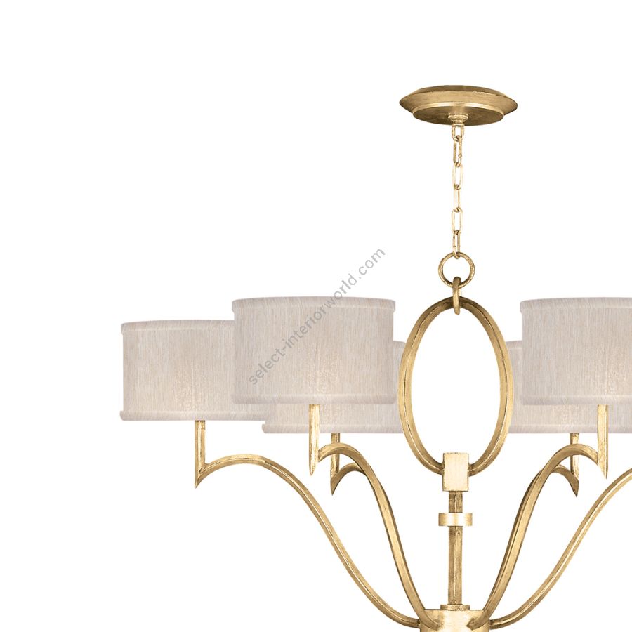 Gold Leaf / Champagne Fabric Shades - 785840-33