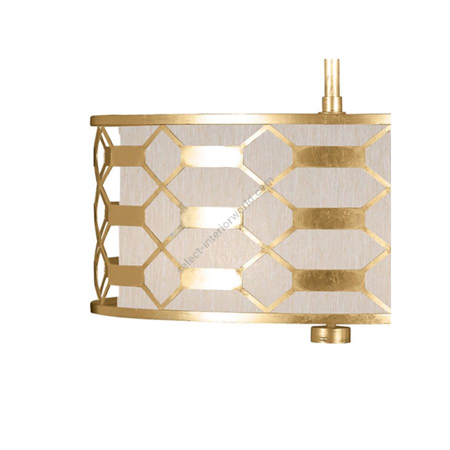 Gold Leaf / Champagne Fabric Shade - 787540-33