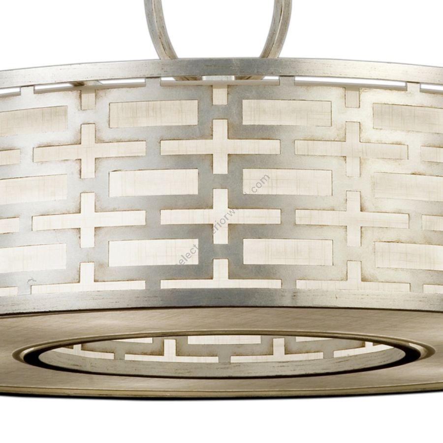 Silver / White Linen Shade - 787640