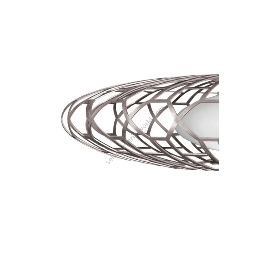 Silver Leaf / Handblown Glass Inner Shade - 798540-4