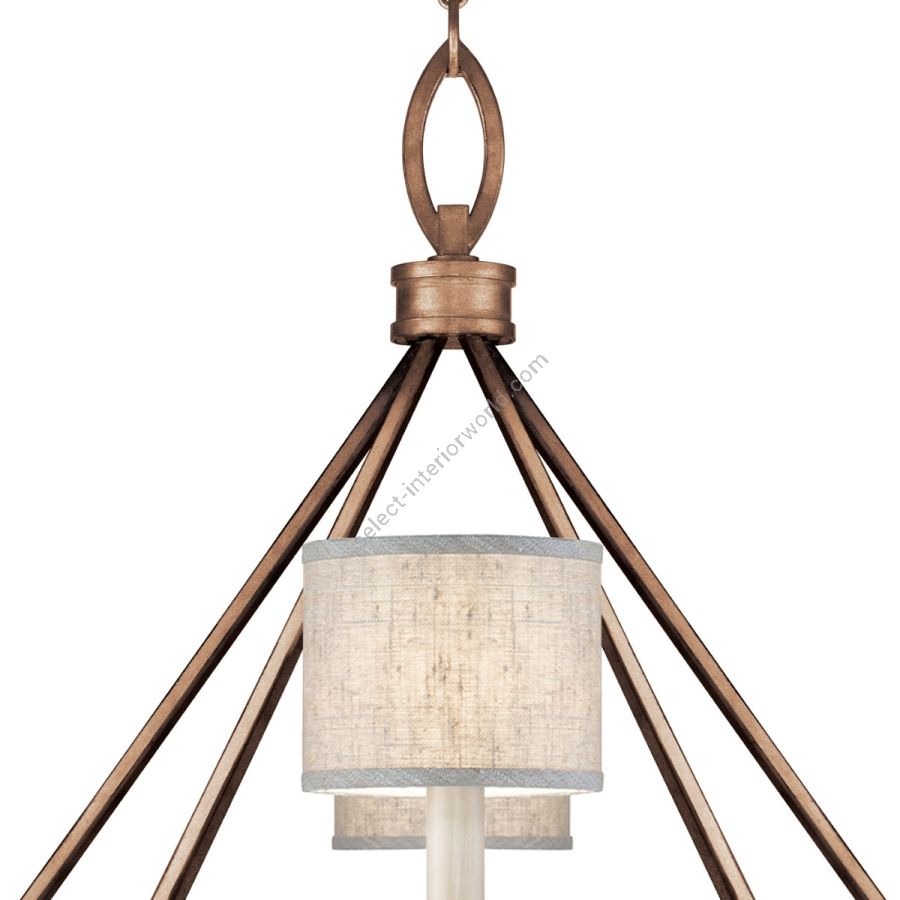 Bronze / Greige Fabric Shades - 887640-11