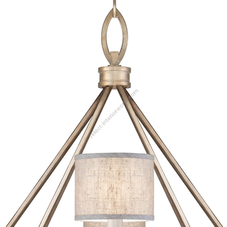 Gold / Greige Fabric Shades - 887640-31