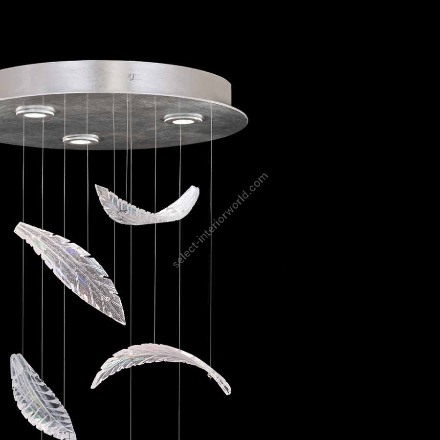 Elevate 18″ 895640-111 Silver / Dichroic “Plumes”