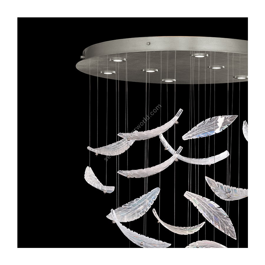 Elevate 32″ 895840-111 Silver / Dichroic “Plumes”