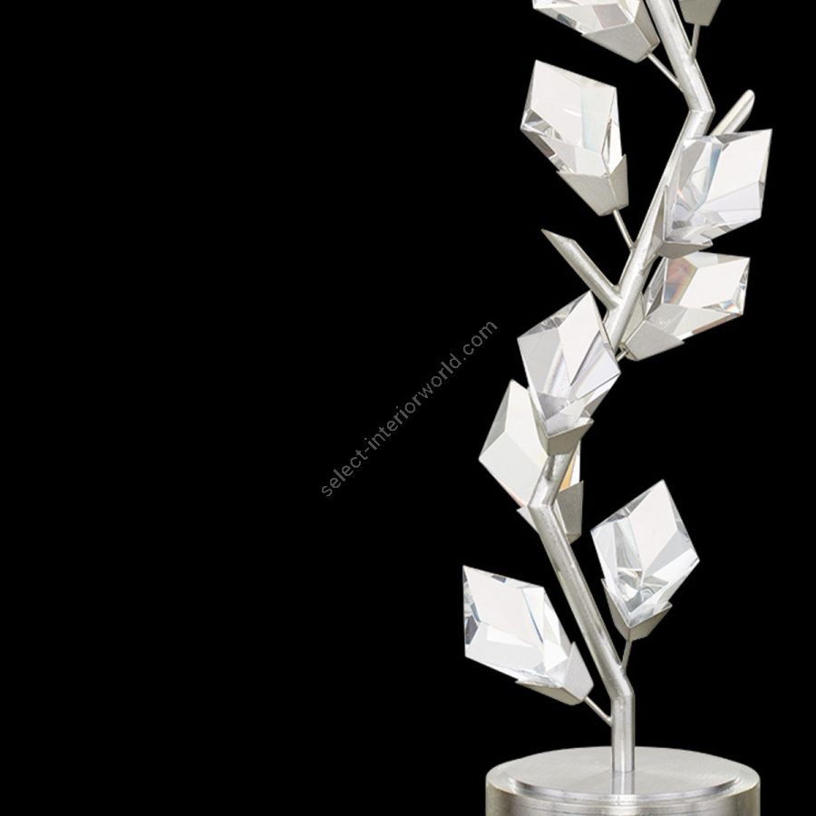 Silver/ White Fabric Shade - 908815-1