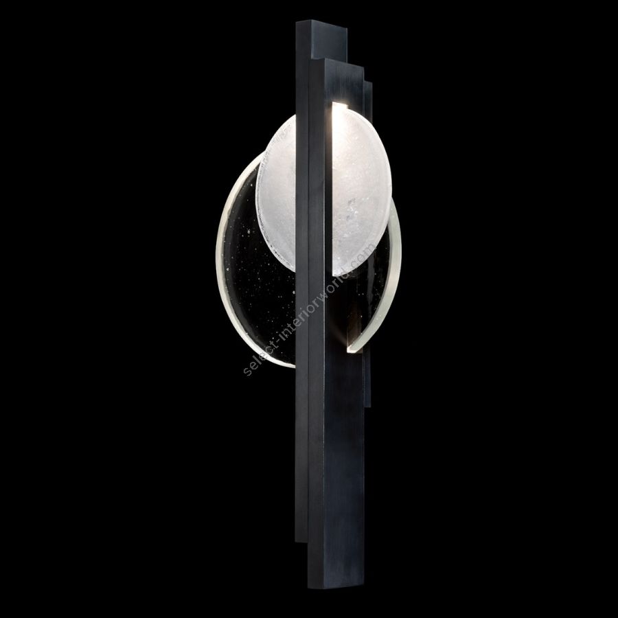 Black Iron / Clear & White Glass 920550-1