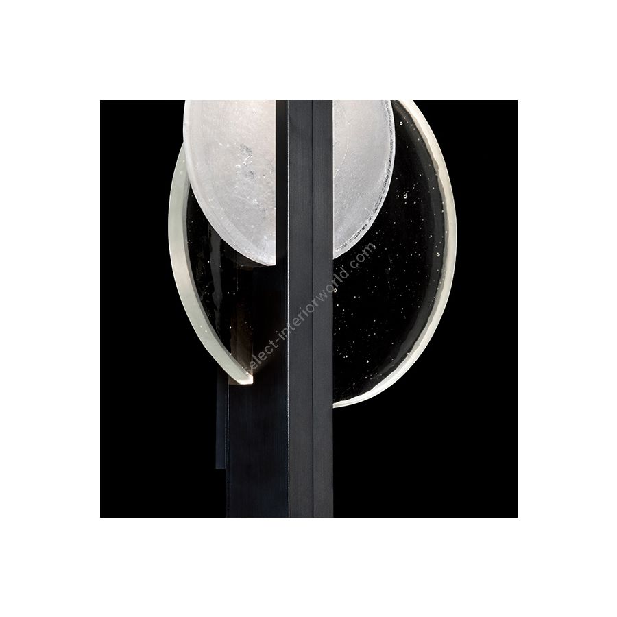 Black Iron / Clear & White Glass 921650-1