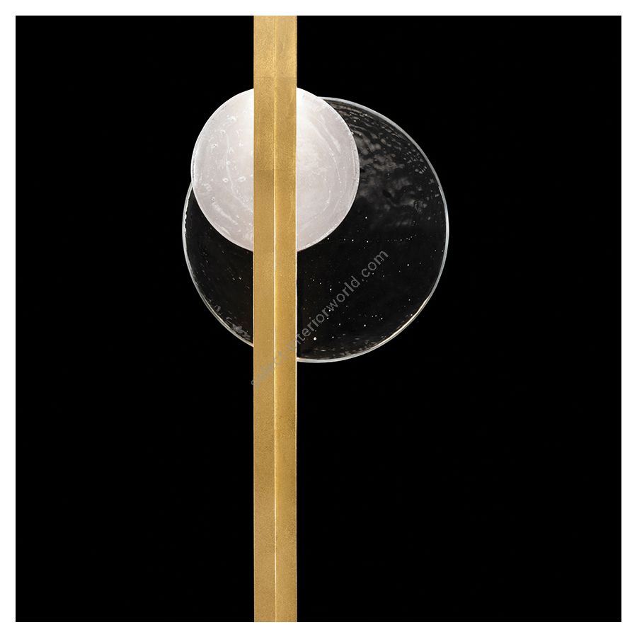 Gold Leaf / Clear & White Glass 921750-3