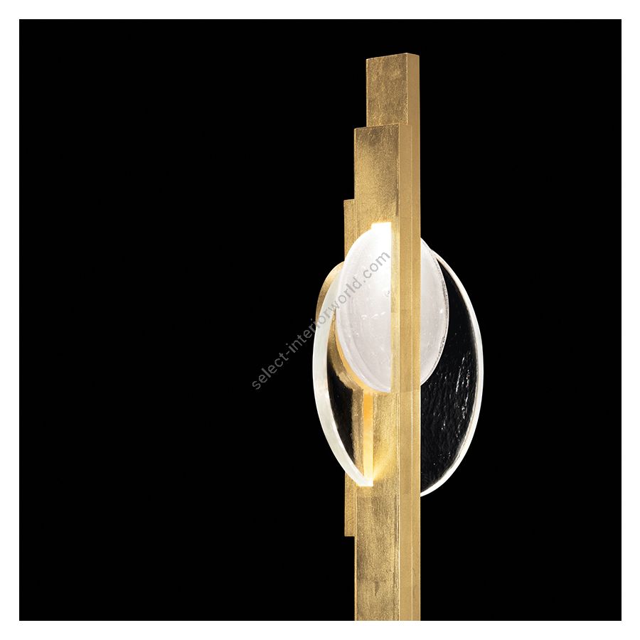 Gold Leaf / Clear & White Glass 921750-3