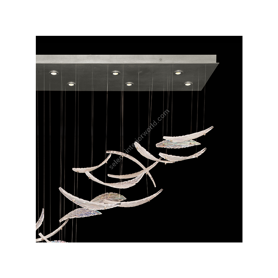 Elevate 54″ 894840-111 Silver / Dichroic “Plumes”