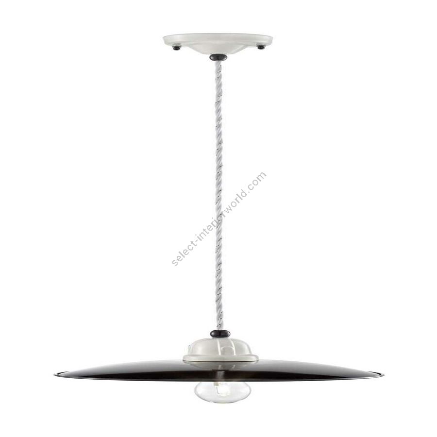 White and Black finish (cm.: W 30 x D 30 / inch.: W 11.8" x D 11.8")