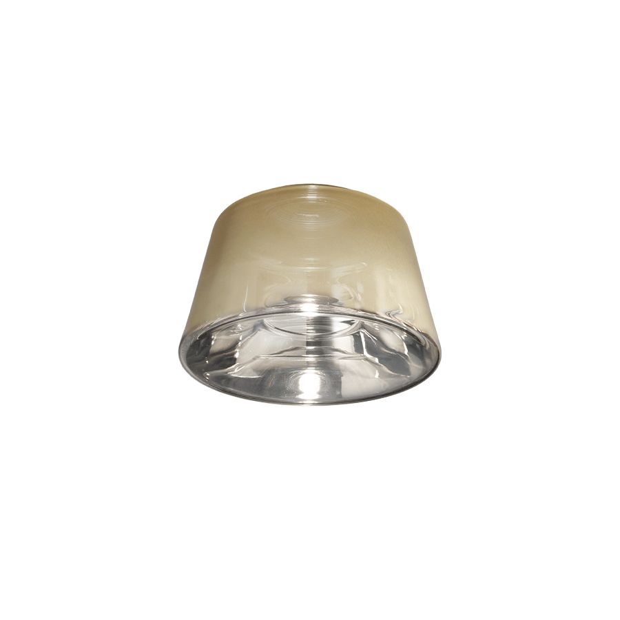 Deckenstrahler / Gold schattiert Glasfarbe