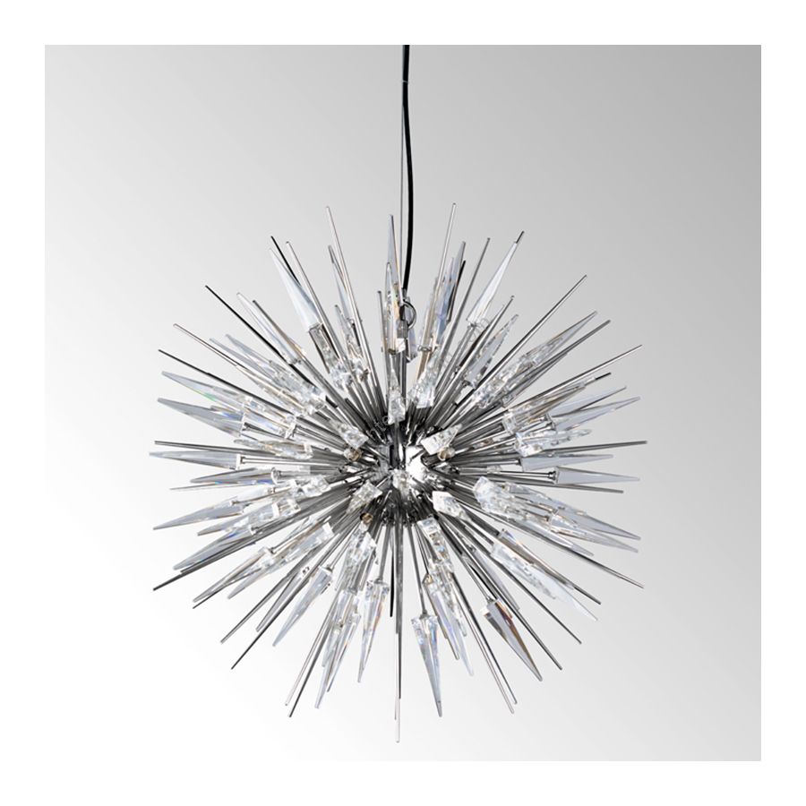 Brushed nickel finish