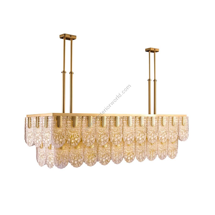 Antique Gold Plated Finish / 24K Gold Venetian Glass