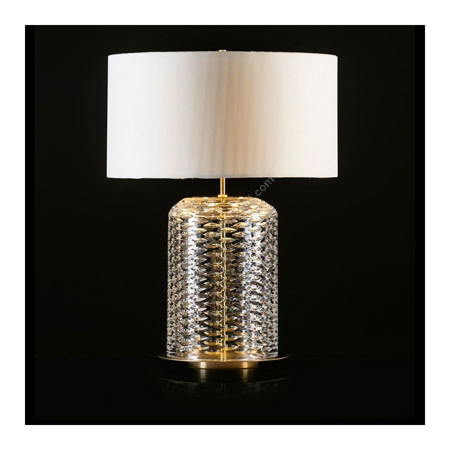 With lamp shade / cm.: 71 x 50 x 50 / inch.: 27.95" x 19.69" x 19.69"