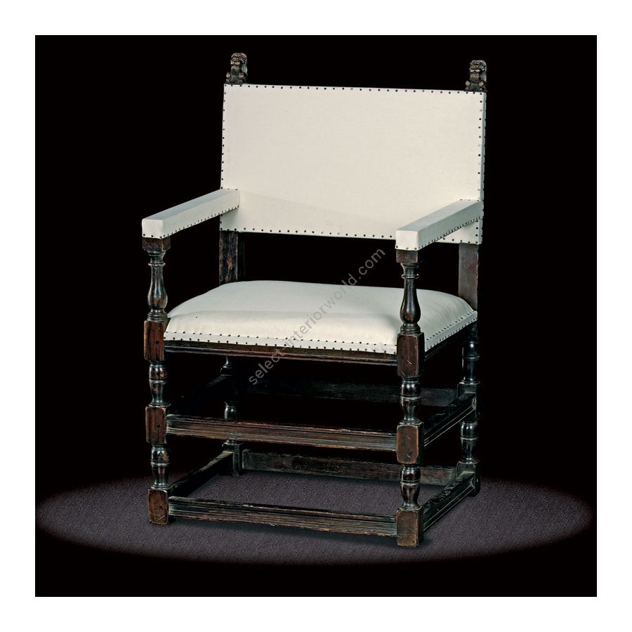 White off calico upholstery