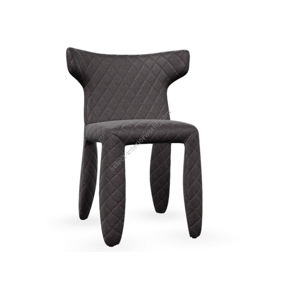 Chair with arms / Grey wool 764 (Canvas 2) upholstery