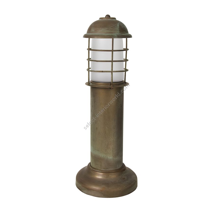 Aged brass finish / Opal glass