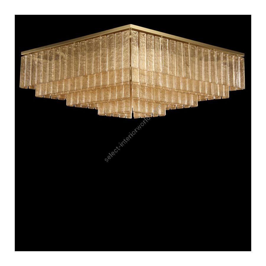 Lacquered Gold finish / Gold glass