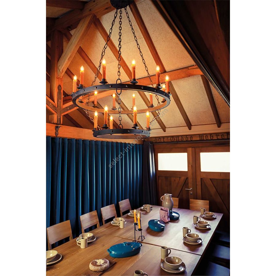 Ring-Hängeleuchter / Taverne endfertigung