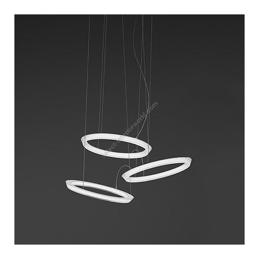 Hanging led lamp / 3 led strip (cm.: max 350 x 127 x 79.5)