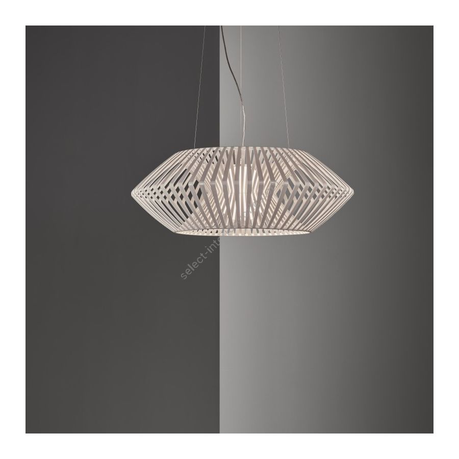 White finish cm.: 150 x 80 x 80 / inch.: 59.1" x 31.5" x 31.5" Size
