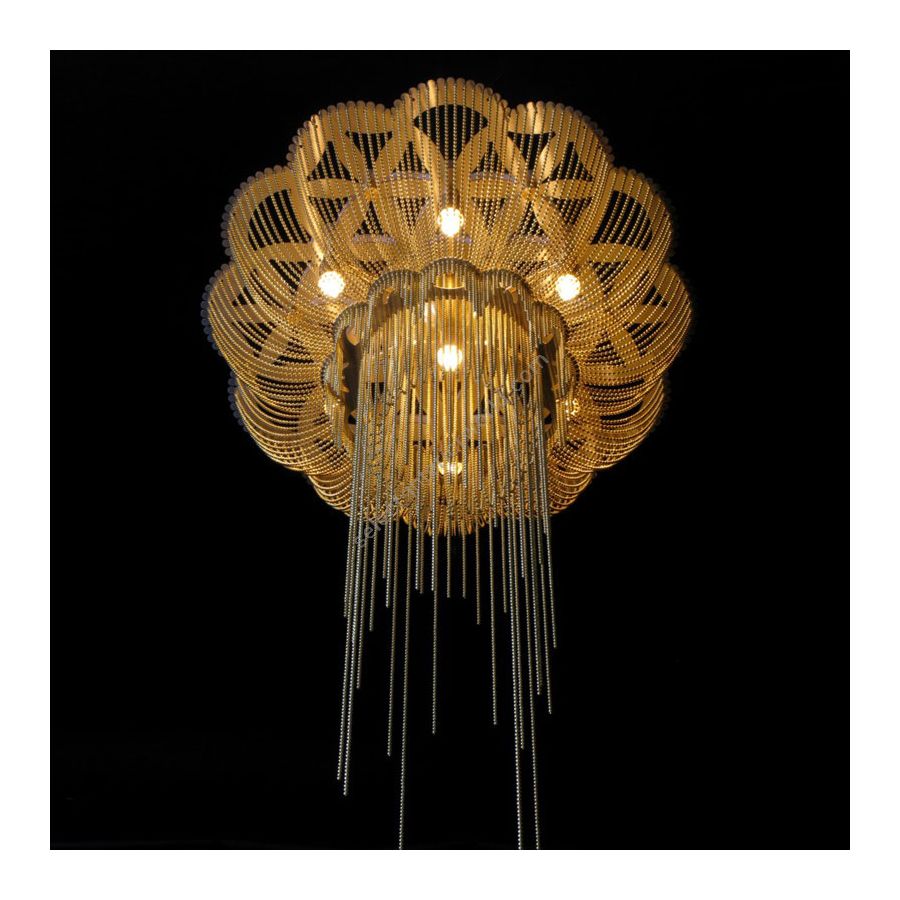 Brass color range, cm.: 75 x 50 x 50 / inch.: 29.5" x 20" x 20" size