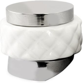 Bronces Mestre / Knobs for Shower Systems / Monolever handle kit for shower system with white porcelain 065547.000.50