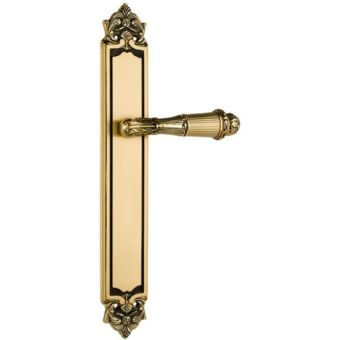 Bronces Mestre / Door Handles / Clasica with keyhole europrofile 85mm 0A3720.000.01