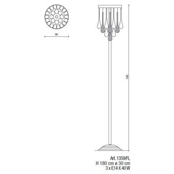 Il Paralume Marina / Floor Lamp / 1359/FL