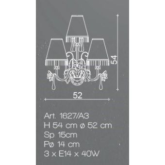 Il Paralume Marina / Wall Lamp / 1627/A3