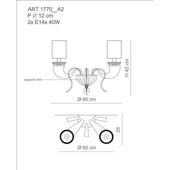 Il Paralume Marina / Wall Sconces / IL-1770/A2