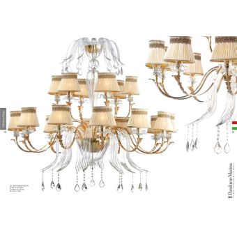 Il Paralume Marina / Pendants & Suspension Lights / 1845/CH18/ORO24/TR
