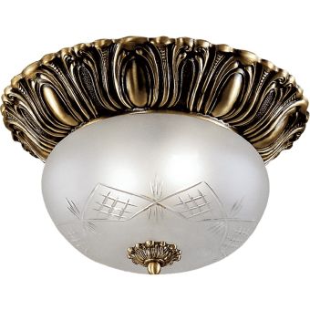 Possoni / Antique brass ceiling light / Amelia 20625