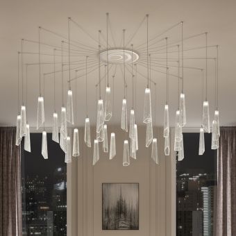 Patrizia Volpato / Chandeliers / Crypto Handcrafted Murano Glass 296-S