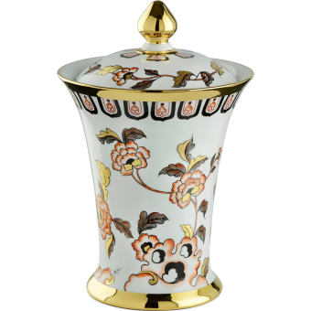 Le Porcellane / Vases with Lids / Fiori Cinesi 6109