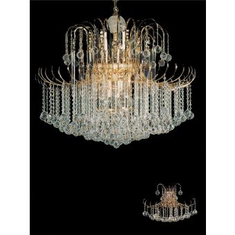 Italian Luxury Lighting / Chandeliers / Empire 18 Lights 4018 090