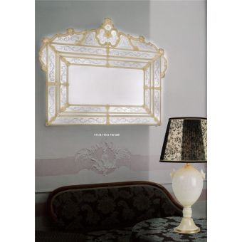 Italian Luxury Lighting / Wall Mirrors / Luxury Venetian Glass in Murano Glass 411S